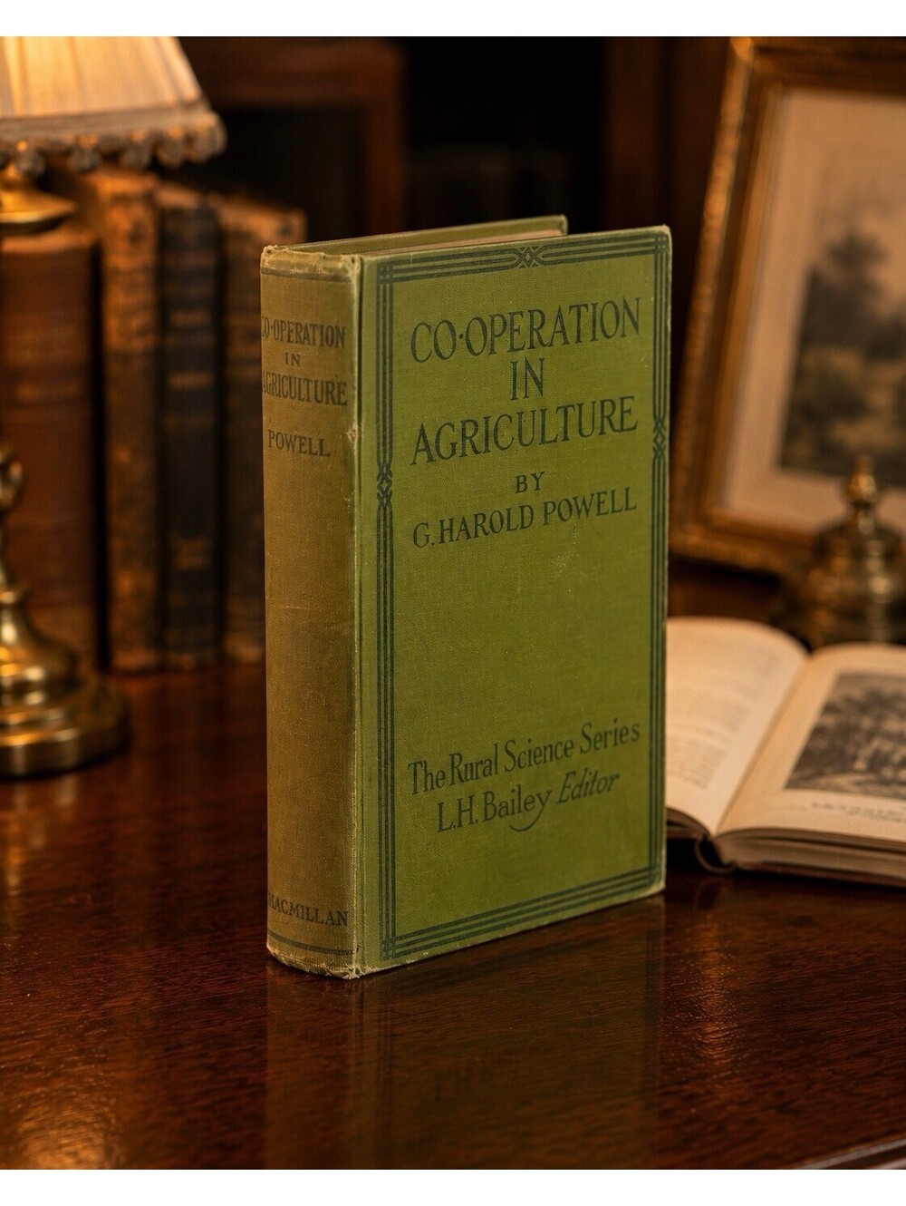 1918 Co-Operation in Agriculture G Harold Powell Macmillan Rural Science Antique